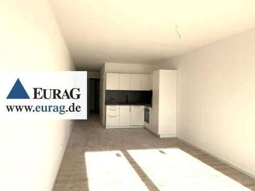 Küche Wohnen - N-Schweinau: Erstbezug! Exklusive 2-Zi-Whg. (5.OG) mit EBK, Dachterrasse, Balkon, Aufzug + TG-SP