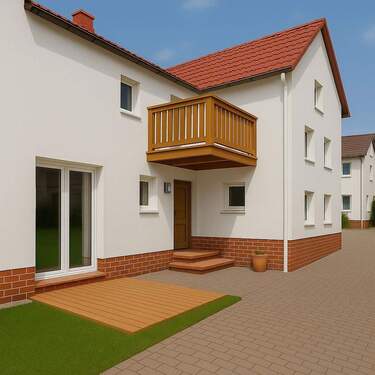 Seitenansicht - 1 Zimmer Einfamilienhaus zum Kaufen in Stockstadt am Rhein