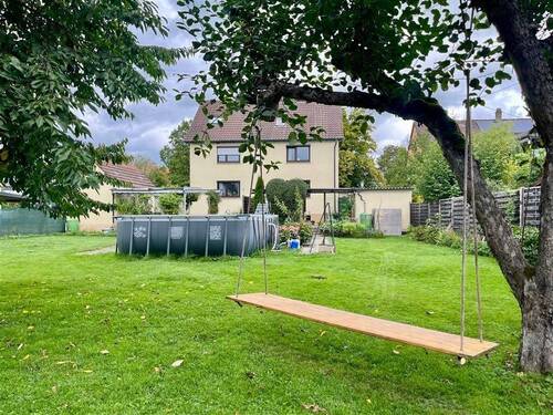 Garten - 4 Zimmer Doppelhaushälfte in Riedlingen