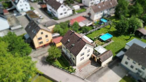 Luftaufnahme - Doppelhaushälfte mit 130,00 m² in Riedlingen zum Kaufen