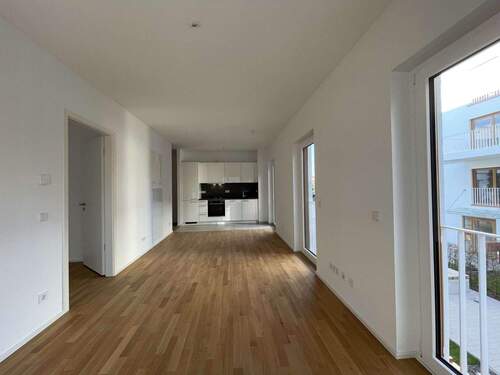 Wohnzimmer - Etagenwohnung mit 50,50 m&sup2; in Frankfurt am Main zur Miete