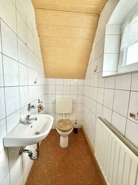 WC im Dachgeschoss - 