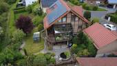 Südansicht mit Wintergarten - 8 Zimmer Einfamilienhaus zum Kaufen in Hessisch Lichtenau