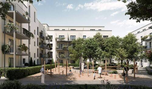 Neue, barrierefreie Wohnungen in den Paulshöfen - Barrierefreie 4-Zimmer-Wohnung mit Balkon