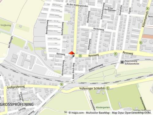 Umgebungslage - Grundstück zum Kaufen in Regensburg