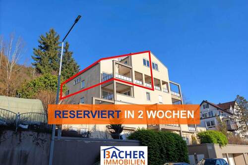 Außenansicht - RESERVIERT! Lichtdurchflutetes Penthouse mit Panoramablick!