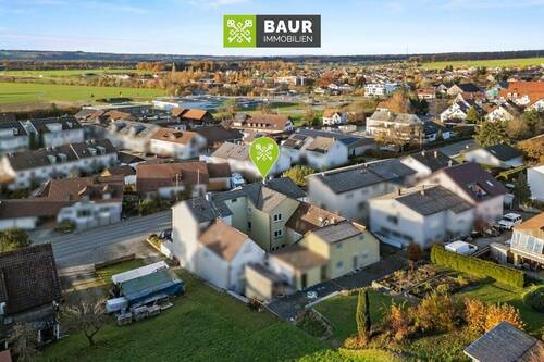 Vogelperspektive - Etagenwohnung mit 60,00 m² in Baindt zum Kaufen