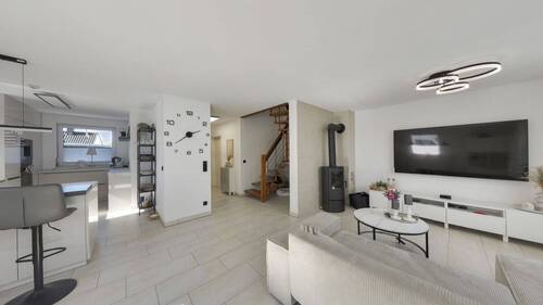 Wohnzimmer - 5 Zimmer Einfamilienhaus zum Kaufen in Braunschweig