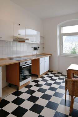 Blick in die Küche - 