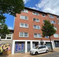 Klassischer Rotklinkerblock in Kiel-Gaarden