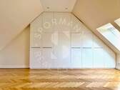 Schlafzimmer mit Einbauten - 