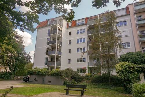 Rückansicht - 2-Zimmer-Wohnung mit Westbalkon