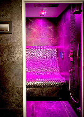 Dampfsauna mit Dusche - 