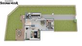 Erdgeschoss mit Terrasse und Garten - 
