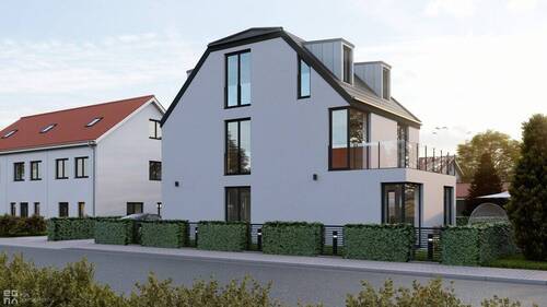 Hausansicht - Dachau: Freistehendes Architektenhaus - Wohn-Nutzfläche ca. 316 m² - Zentrale, ruhige Wohnlage