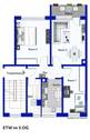 Grundriss ETW 3. OG - Etagenwohnung mit 70,90 m&sup2; in Bad Frankenhausen zum Kaufen