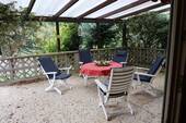 Terrasse vom Wohnzimmer aus - 