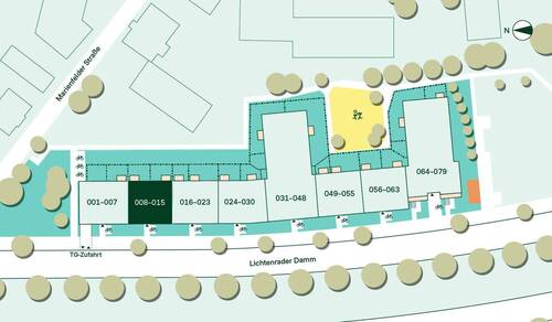 Lage der Eigentumswohnung im Quartier - 