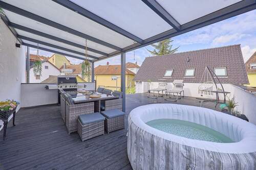 Terrasse - Einfamilienhaus mit 132,00 m² in Ludwigshafen zum Kaufen