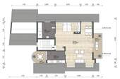 Grundrissplan Dachgeschoss - 