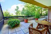 Terrasse - 4 Zimmer Etagenwohnung zum Kaufen in Duisburg / Großenbaum