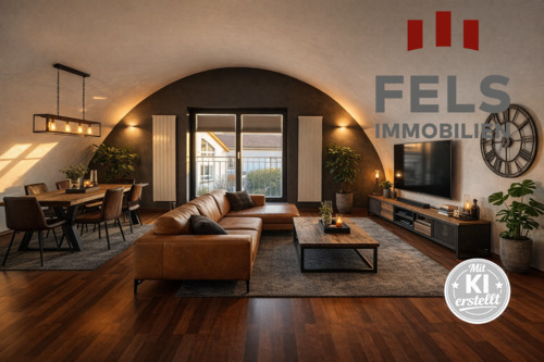 Traumhafte DG ETW ( Visuals mit KI) - Außergewöhnliche 2 Zi DG-ETW in Dietzenbach-Steinberg