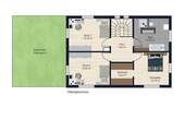 Grundriss Obergeschoss - Einfamilienhaus mit 150,00 m&sup2; in Ergolding zum Kaufen