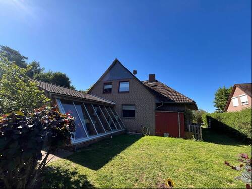 Blick von der hinteren Grundstücksgrenze - 