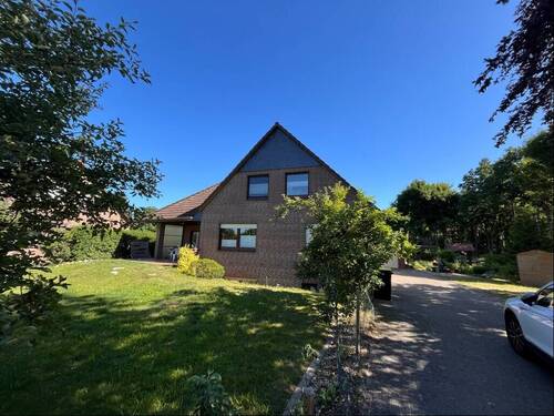Ansicht von der Zufahrt - 6 Zimmer Einfamilienhaus in Wietzendorf