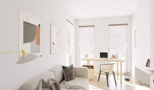 Komfortables Arbeitszimmer im neuen Zuhause - 