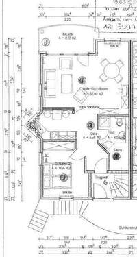 Grundriß Wohnung 3, 1. OG - 