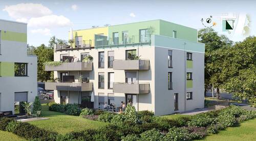 Moderne Eigentumswohnung mit sonniger Dachterrasse - 