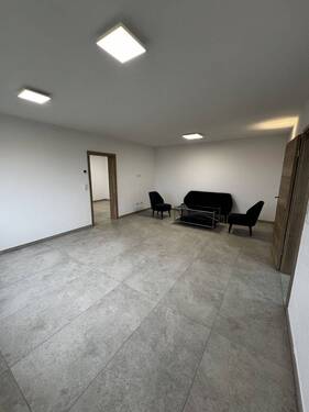 Wohnzimmer - Terrassenwohnung mit 50,00 m&sup2; in Giengen an der Brenz zur Miete