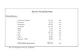 Wohnfläche - 