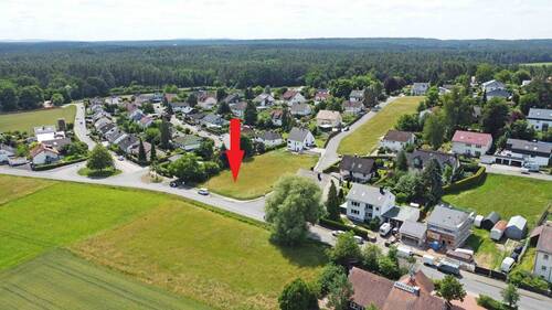 Platz für großes EFH oder für 2 DHH6bmarkiert.jpg - Traumhaftes Grundstück für Einfamilienhaus oder 2 Doppelhaushälften