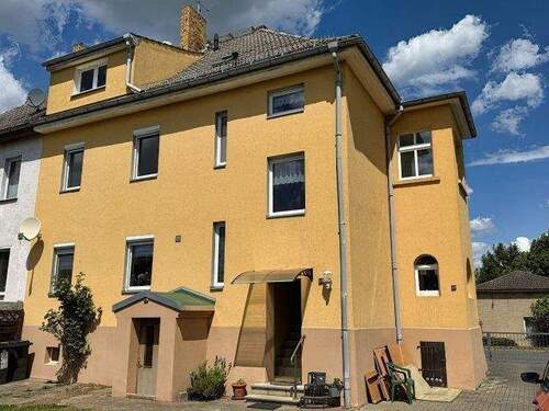Außen hinten - 6 Zimmer Mehrfamilienhaus, Wohnhaus zum Kaufen in Bad Schmiedeberg