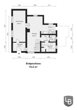 Wohnhaus Erdgeschoss - 