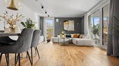 Wohnzimmer - 3 Zimmer Etagenwohnung zum Kaufen in Waldenbuch