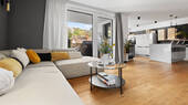 Wohnzimmer - 3 Zimmer Etagenwohnung in Waldenbuch