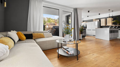 Wohnzimmer - 3 Zimmer Etagenwohnung in Waldenbuch