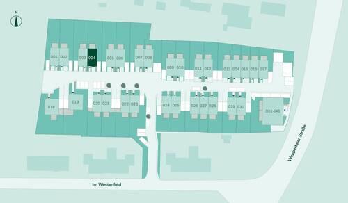 Lage des Doppelhauses im Quartier - 