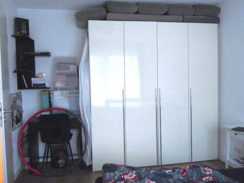 Schranknische Schlafzimmer (Einrichtungsbeispiel). - 