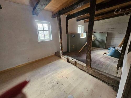 Blick Arbeitszimmer vom Bad - 