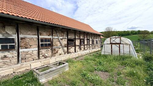 idyllischer Gemüsegarten - 