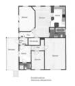 Grundrissskizze Hinterhaus OG - 