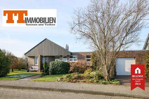 Außenansicht - TT bietet an: Ankommen. Bleiben. Zuhause sein. Architektonische Vollkommenheit mit Weitblick im Wangerland!