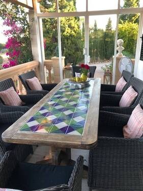 Ganzjährlich genutzter überdachter Essplatz... - 