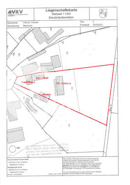 Liegenschaftskarte - 