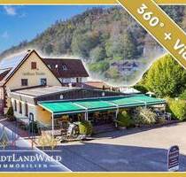 Modernes Restaurant mit Terrasse, Biergarten, Parkplätzen und 2-3 Wohneinheiten in Schönau - Schönau (Pfalz)