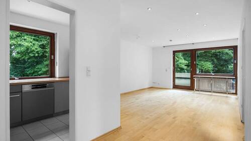 Küche - Wohnzimmer - Etagenwohnung mit 91,00 m&sup2; in München zum Kaufen